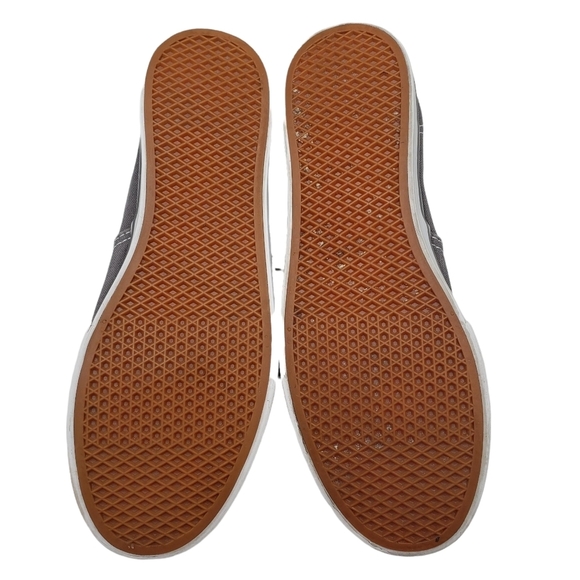 VANS | Neutral Gray Canvas Low Top Classic Street Skateboard Sneakers Womens 7.5 - Picture 8 of 11